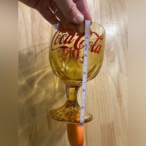 Vintage coke drinking glass in good condition.See pictures for measurements - Picture 3 of 5